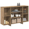 vidaXL Sideboard Artisan oak 120 x 30 x 75 cm Engineered wood