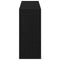 vidaXL Sideboard with Shelf Black oak 120 x 30 x 75 cm Engineered wood
