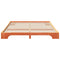 vidaXL Floor Bed Frame Brown 180 x 210 cm Solid pine wood