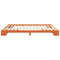 vidaXL Floor Bed Frame Brown 180 x 210 cm Solid pine wood