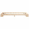 vidaXL Floor Bed Frame with Storage Brown 90 x 220 cm Solid pine wood