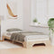 vidaXL Floor Bed Frame with Storage Brown 100 x 220 cm Wood