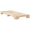 vidaXL Floor Bed Frame with Storage Brown 100 x 220 cm Wood