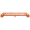 vidaXL Floor Bed Frame with Storage Brown 100 x 220 cm Wood