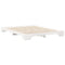 vidaXL Floor Bed Frame with Storage White 160 x 220 cm Solid pine wood