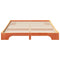 vidaXL Floor Bed Frame with Storage Brown 160 x 220 cm Solid pine wood