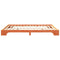 vidaXL Floor Bed Frame with Storage Brown 160 x 220 cm Solid pine wood