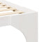 vidaXL Floor Bed Frame with Storage White 180 x 200 cm Solid pine wood