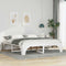 vidaXL Floor Bed Frame with Storage White 180 x 200 cm Solid pine wood