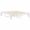 vidaXL Floor Bed Frame with Storage White 180 x 200 cm Solid pine wood