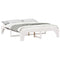 vidaXL Floor Bed Frame with Storage White 180 x 200 cm Solid pine wood