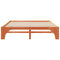 vidaXL Floor Bed Frame with Storage Brown 180 x 200 cm Solid pine wood