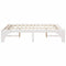 vidaXL Floor Bed Frame with Storage White 150 x 200 cm Solid pine wood