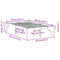 vidaXL Floor Bed Frame with Storage Brown 135 x 190 cm Pine wood