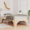 vidaXL Floor Bed Frame with Storage Brown 75 x 190 cm Solid pine wood