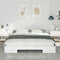 vidaXL Floor Bed Frame White 180 x 200 cm Solid pine wood