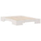 vidaXL Floor Bed Frame with Storage White 160 x 200 cm Solid pine wood