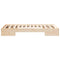vidaXL Floor Bed Frame with Storage Brown 100 x 200 cm Solid pine wood