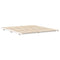 vidaXL Floor Bed Frame White 200 x 200 cm Solid pine wood