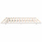 vidaXL Floor Bed Frame White 200 x 200 cm Solid pine wood