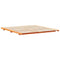 vidaXL Floor Bed Frame Wax brown 200 x 200 cm Solid pine wood