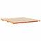 vidaXL Floor Bed Frame Wax brown 200 x 200 cm Solid pine wood