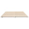 vidaXL Floor Bed Frame White 160 x 200 cm Solid pine wood