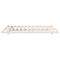 vidaXL Floor Bed Frame White 150 x 200 cm Solid pine wood