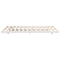vidaXL Floor Bed Frame White 135 x 190 cm Solid pine wood