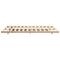vidaXL Floor Bed Frame Brown 120 x190 cm Solid pine wood