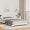 vidaXL Floor Bed Frame White 75 x 190 cm Solid pine wood