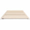 vidaXL Floor Bed Frame White 75 x 190 cm Solid pine wood