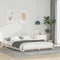 vidaXL Floor Bed Frame White 140 x 210 cm Solid pine wood