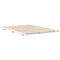 vidaXL Floor Bed Frame White 140 x 210 cm Solid pine wood