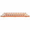vidaXL Floor Bed Frame Wax brown 140 x 210 cm Solid pine wood