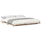 vidaXL Floor Bed Frame Brown 180 x 210 cm Solid pine wood