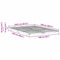 vidaXL Floor Bed Frame White 160 x 220 cm Solid pine wood