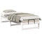 vidaXL Bed Frame with Carry Handles White Solid pine wood