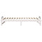 vidaXL Bed Frame with Carry Handles White Solid pine wood