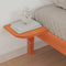 vidaXL Bed Frame with Side Tables Wax Brown 90 x 210 cm