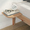 vidaXL Bed Frame with Side Tables Natural 180 x 210 cm Solid Pine Wood