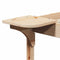 vidaXL Bed Frame with Side Tables Natural 140 x 220 cm Solid Pine Wood