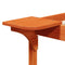 vidaXL Bed Frame with Side Tables Wax Brown 160 x 220 cm
