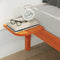 vidaXL Bed Frame with Side Tables Wax Brown 160 x 220 cm