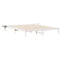 vidaXL Bed Frame with Side Tables White 200 x 220 cm Solid Pine Wood