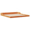 vidaXL Bed Frame Wax brown 200 x 200 cm Solid pine wood