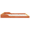 vidaXL Bed Frame Wax brown 200 x 200 cm Solid pine wood