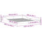 vidaXL Bed Frame White 140 x 200 cm Solid pine wood