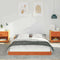 vidaXL Bed Frame Wax brown 120 x 200 cm Solid pine wood