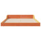 vidaXL Bed Frame Wax brown 120 x 200 cm Solid pine wood
